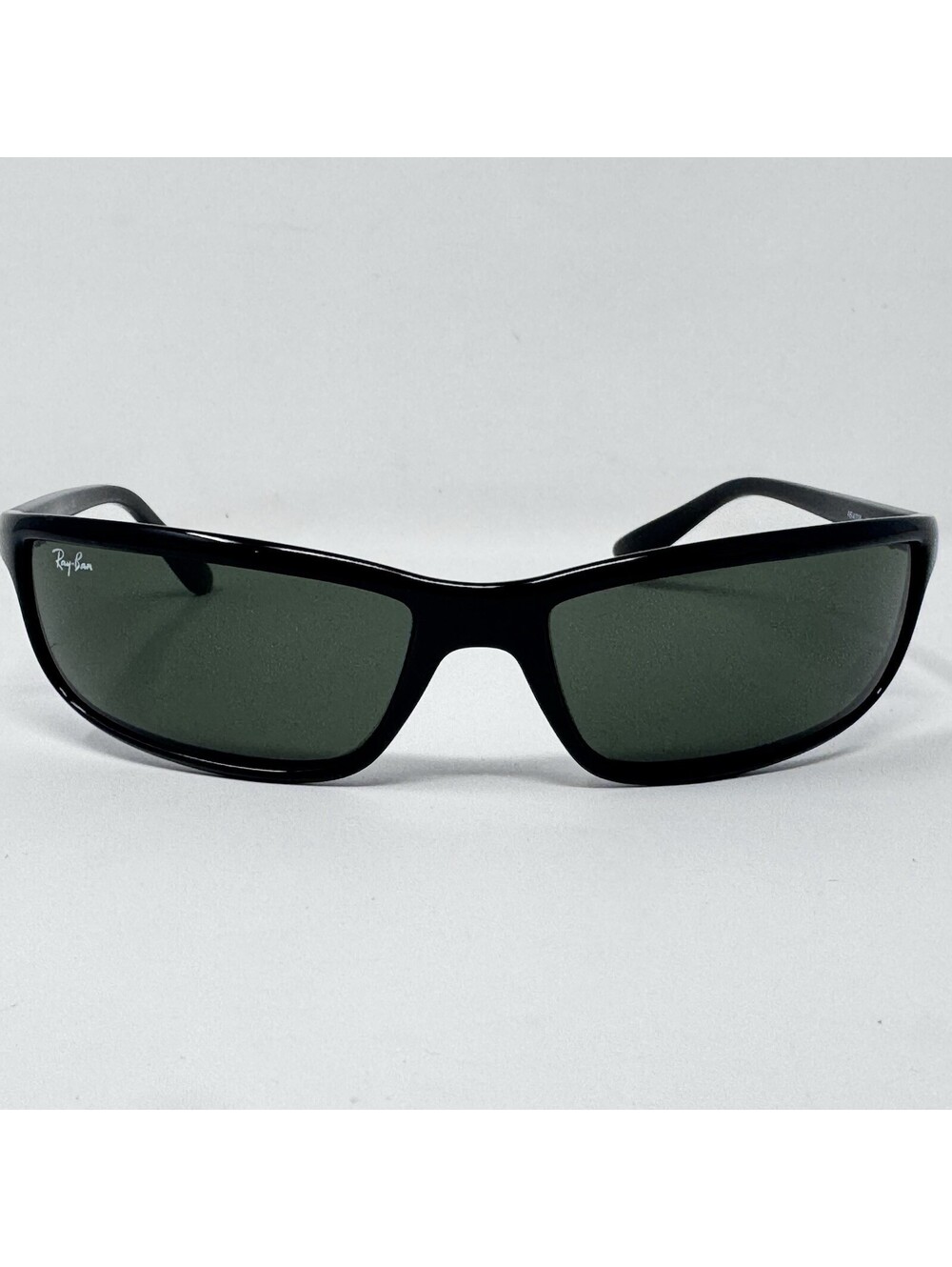 Vintage Ray-Ban RB4034 601 Predator Black Green Sunglasses Italy Y2K